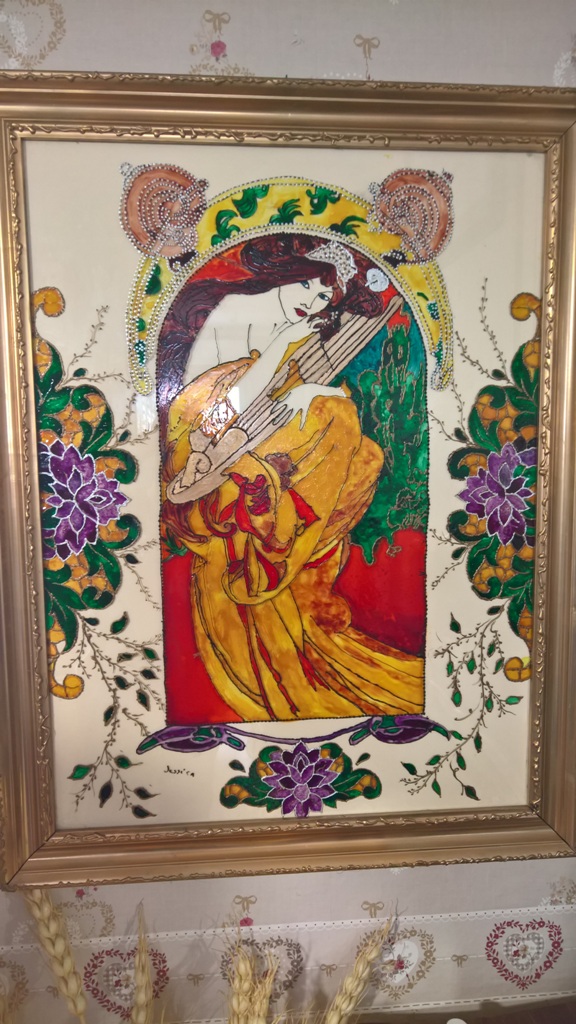 PITTURA SU VETRO FOTO N 5