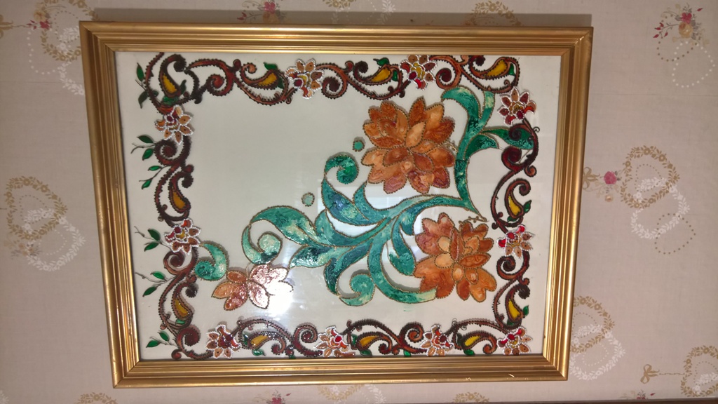 PITTURA SU VETRO FOTO N 7